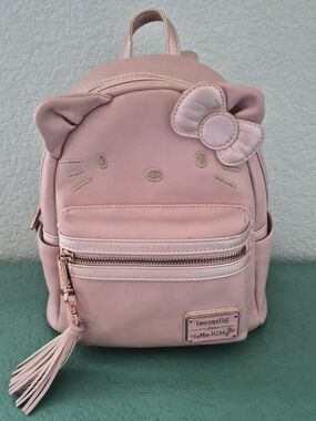 Hello Kitty Mini Backpack Kawaii Coquette Loungefly Pink Rare